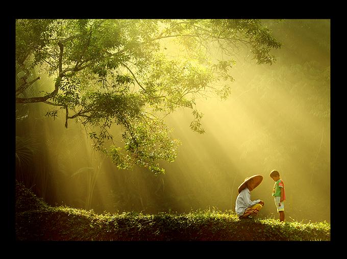 Vietnam adulte et enfant