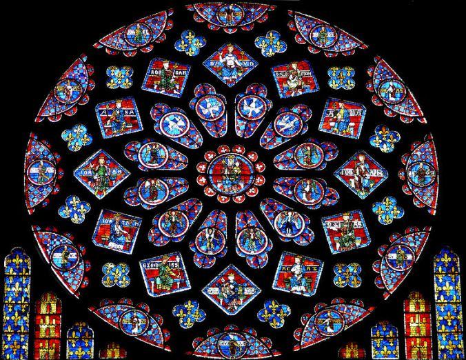Chartres_-_Rose_du_transept_Nord_-2