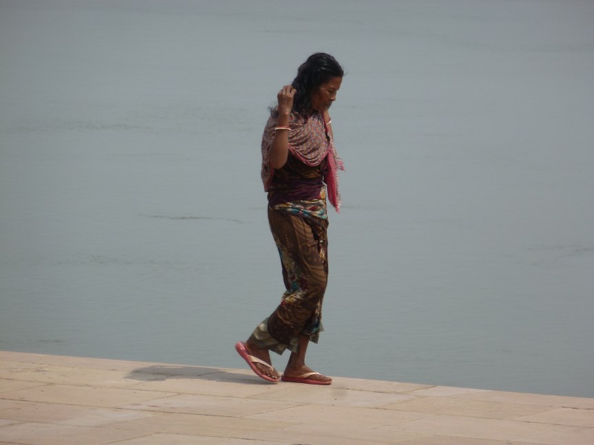 Inde Varanasi promenade