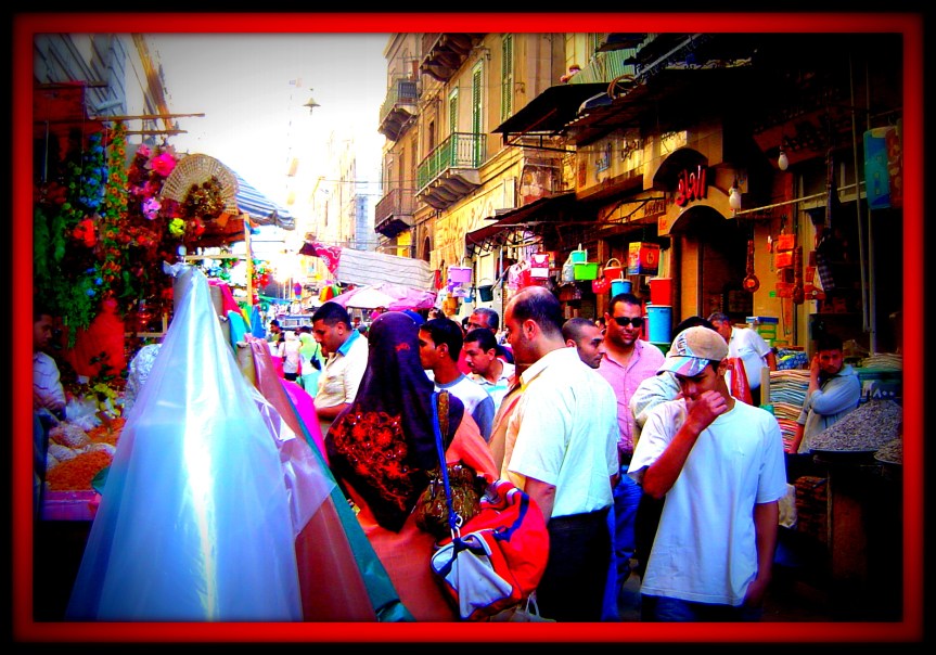 Le souk d'Alexandrie.