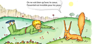 Petit prince et le renard