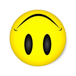 sourire, inversé, fou,